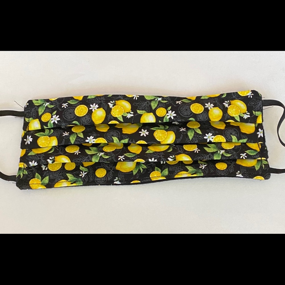 Lemons 100% cotton non-medical face mask